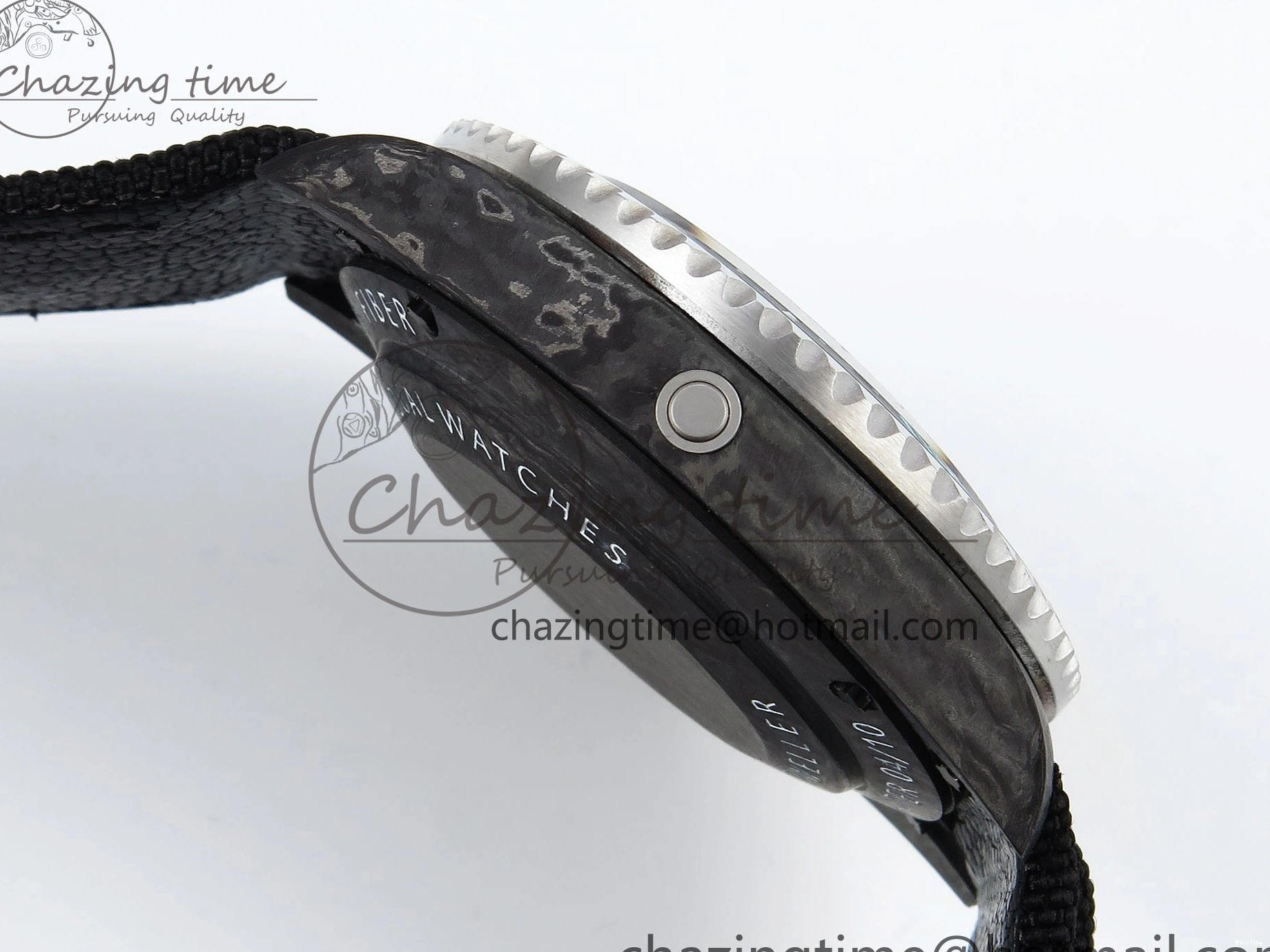 MiroTime 0311 QuickDry Sea Dweller 43mm Carbon DIWF Best Edition Graffiti Dial on Black Nylon Strap A 1669